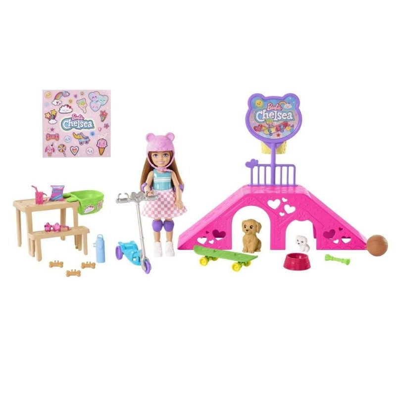 Barbie - Set De Juego Skipper Pista De Patinaje