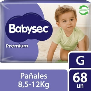 Cmpc Tissue - Pañales De Bebé Babysec Premium Flexiprotect 68 Un Talla G