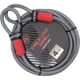 thumbnail image 1 of Candado Cable Cb220 220 Cm 10 Mm Acero Rojo, 1 of 3