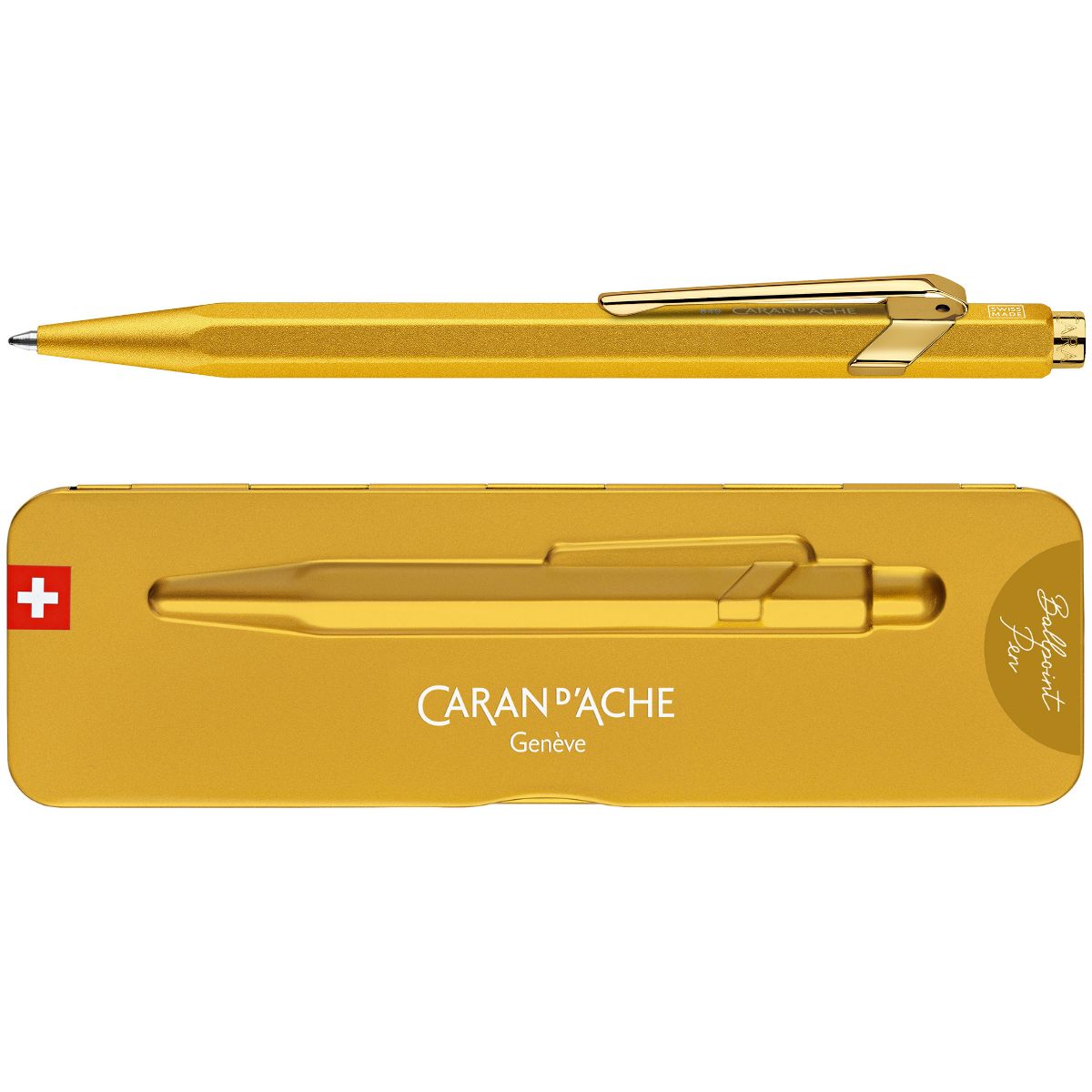 Caran D'Ache - Bolígrafo Caran D Ache 849 Dorado
