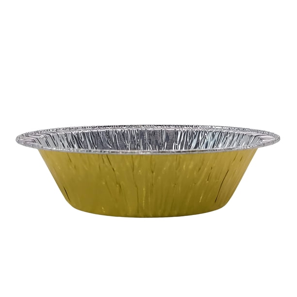 Molde para tartas KitchenDance desechable de aluminio, 5 pulgadas, redondo, 100 unidades