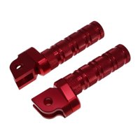 Ioensy - 1 Par De Estriberas De Motocicleta Resistentes Para Yamaha Xjr400 Xjr1200 Xjr1300 Rojo