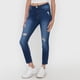 thumbnail image 2 of Jeans Mujer Roturas Skinny Fit Azul Oscuro Corona, 2 of 5