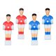thumbnail image 2 of Juego de reemplazo de 4x futbolín para hombres, piezas de futbolín para jugadores de mesa de fútbol, figura de minijugadores de fútbol para hombres de, 2 of 5