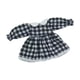 thumbnail image 2 of 1:12 Accesorios De Vestir Para Muñecas Ropa Hecha A Mano Para Figuras De Acción Femeninas De 6" Vestir Cuadrícula Negra, 2 of 3