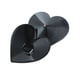 thumbnail image 2 of Pezoneras Corazones Negro, 2 of 2