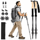 thumbnail image 1 of Bastones De Trekking Set 2 Bastón Plegables Senderismo, 1 of 7