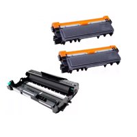 Genérico - Pack 2 Toner Tn-2370 + Dr-2340 L2320 L2520 L2720