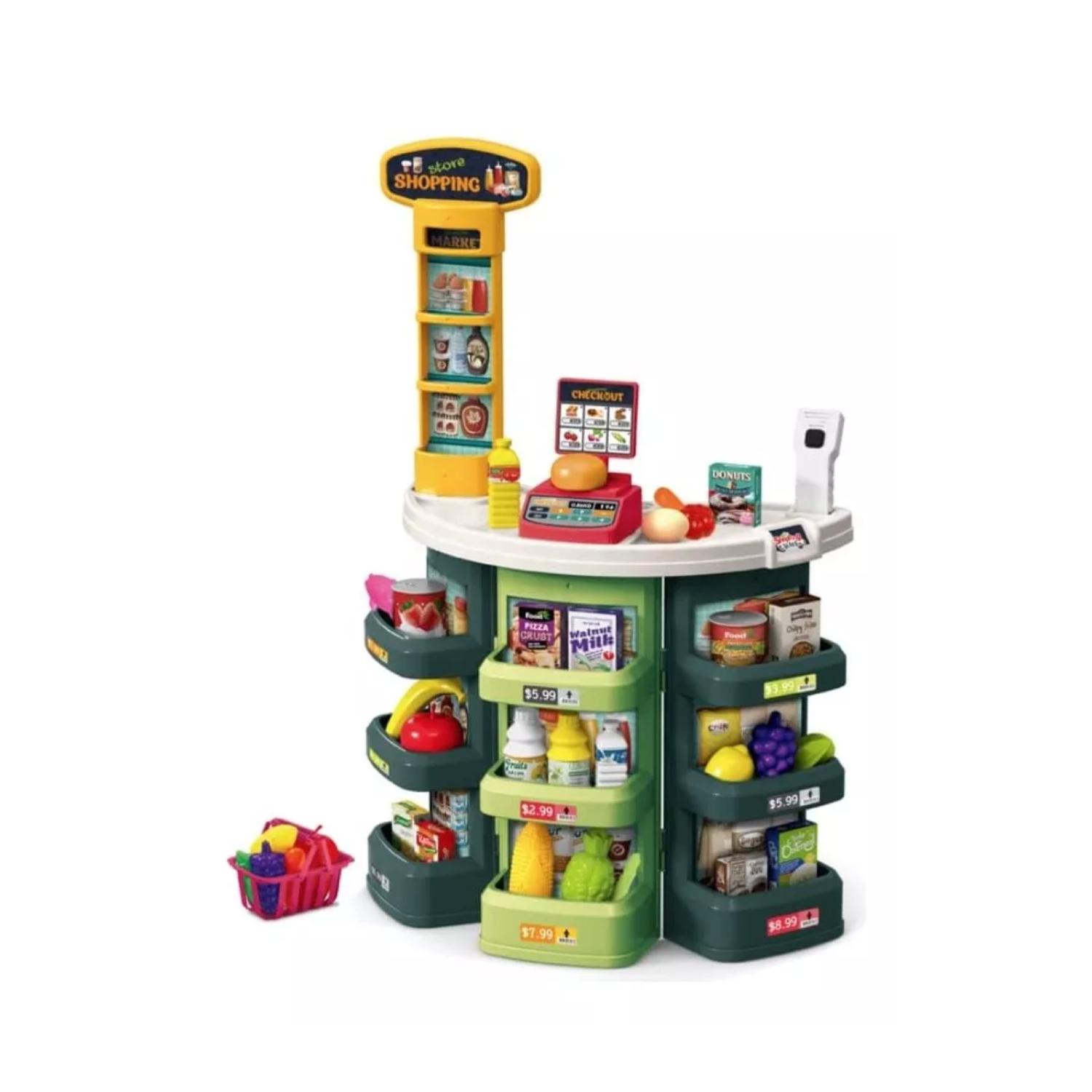 Genérico - Juguete Set Supermercado Con 44 Piezas Sonidos Infantil