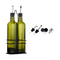 Magideal - Botellas De Aceite De Oliva, Botella De Condimento De Cocina, Dispositivo De Cocina Automático, Dispensador De Aceite De Oliva, Botellas Para Asar, 2