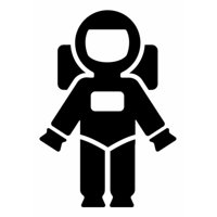 Rienda Libre Graphics - Decomural Astronaut Space Ws-15708