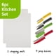 thumbnail image 2 of Set Cocina PrepSolutions 6 piezas, cuchillos de acero inoxidable y tablas, 2 of 3