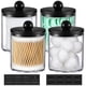 thumbnail image 1 of Set dispensador Qtip Holder AOZITA, acrílico, 350 ml y 300 ml, 4 unidades, 1 of 9