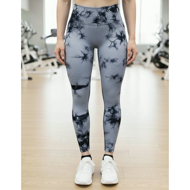 Calza Deportiva Mujer Rib Tie Dye Push Up