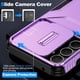 thumbnail image 4 of Funda Resistente para Samsung Galaxy A34 5G con Tapa Deslizante y Protección Militar Morado, 4 of 6