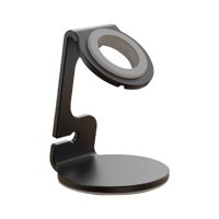 Genérico - Soporte De Carga Universal Compatible Con Apple Watch Se/1-8/Ultra - Base De Carga Inalámbrica Magnética Con Base De Silicona Antideslizante - Negro