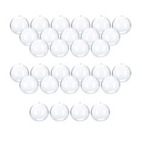 Bothyi - 30 Piezas Bola Transparente Diy Bola Vacía De Adornos De Regalo De Navidad Para Fiesta En Casa