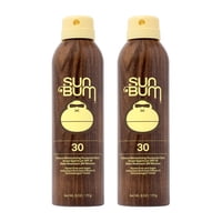 Spray Corporal Con Protección Solar Sun Bum Original Spf 30, 177 Ml, Paquete De 2