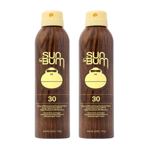 Spray Corporal Con Protección Solar Sun Bum Original Spf 30, 177 Ml, Paquete De 2