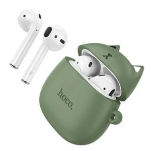 Hoco - Audífonos Ew45 Tws Bluetooth Cute Cat Compatibles Con Android Y Iphone Color Verde