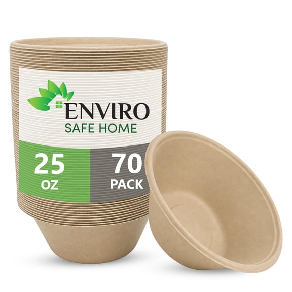 Tazones Enviro Safe Home 70 unidades 700 ml de bambú