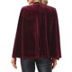 thumbnail image 3 of INSPIRE CHIC Blazer Capa de Terciopelo para Mujeres Manga Larga Dividida Frente Abierto Cárdigan Abrigo M Burdeos, 3 of 6