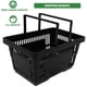thumbnail image 5 of Cestas de compras FAHKNS 21L de plástico duradero negro (12 unidades), 5 of 6