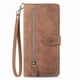 thumbnail image 1 of Flower Leather Phone Case With Zipper Lanyard Storage Bag &Flip Fashion Wallet For Samsung Galaxy Note 20 S20 S21 S22 Plus Ultra S20 S21 FE, 1 of 3