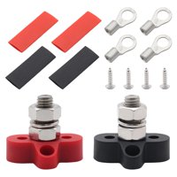 Magideal - Bloque De A Tierra Y Alimentación De Perno , Kits De Bloque De Terminales De Distribución De Energía De Batería Para Barco M8