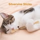 thumbnail image 5 of Juguetes interactivos para gatos de interior Silvervine para gatos Juguetes de hierba gatera para gatos de interior Juguete masticable para la limpieza de dientes de gatos Dentición de gatitos, 5 of 7