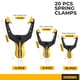 thumbnail image 4 of Juego de abrazaderas de resorte EQUIPTZ para carpintería y manualidades, paquete de 20, 4 of 6