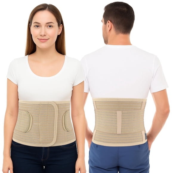 Cinturón abdominal ORTONYX 24 cm elástico transpirable beige L/XL