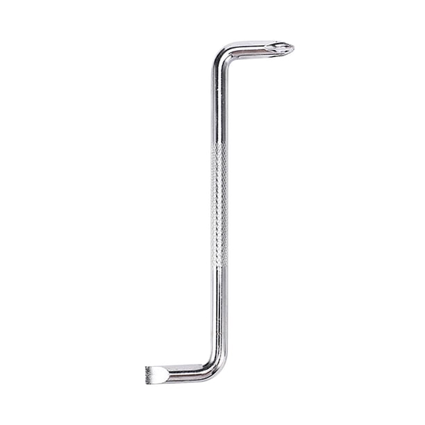 Destornillador Offset Destornillador en Ángulo Recto Doble Punta Diseño Ergonómico Estructura Robusta Acero Carbono Adecuado para Reparación de Electr 8 mm