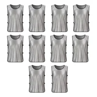 Linea Sport - Pack X10 Chaleco Deportivo Peto Multiuso Para Adultos Futbol