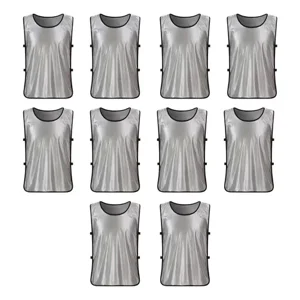 Linea Sport - Pack X10 Chaleco Deportivo Peto Multiuso Para Adultos Futbol