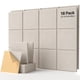 thumbnail image 1 of Paneles de pared insonorizados Soundsbay, paquete de 18, 30 x 30 x 1 cm, color beige, 1 of 7