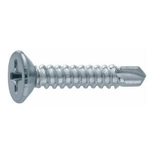 Metalfer - Tornillo Autoavellanante Fibrocemento 6X1.1/4 Punta Broca