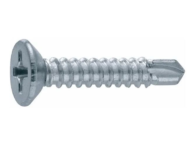 Metalfer - Tornillo Autoavellanante Fibrocemento 6X1.1/4 Punta Broca