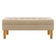 thumbnail image 1 of Banqueta Wood 2c Felpa 04 Beige, 1 of 4