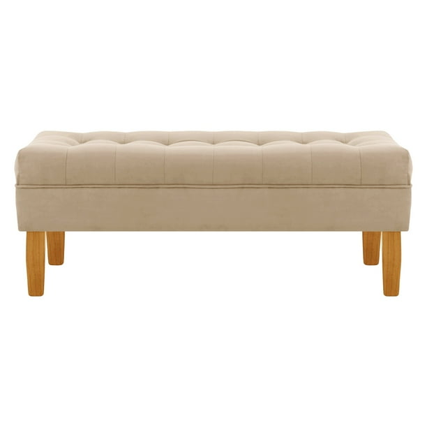 Banqueta Wood 2c Felpa 04 Beige