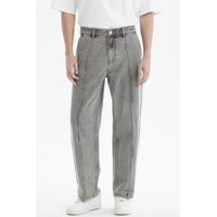 Fashionspark - Jeans Hombre Baggy Linea Gris Claro