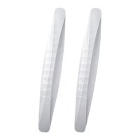 Ioensy - Protectores Universales De Parachoques Para Coche, Protectores De Parachoques De Esquina Delantero Y Trasero, Labios Blancos, 2 Uds.