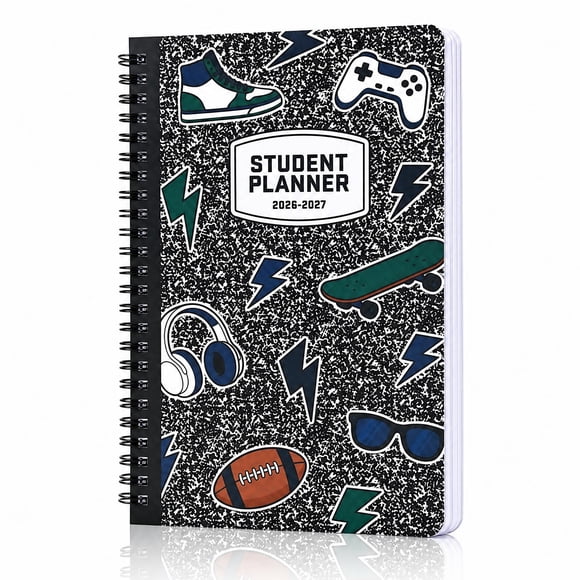 Planificador ZICOTO 8.5x6.1" 2026‑2027 para estudiante