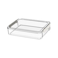 Bothyi - Caja Contenedora De Archivos Con Tapa Transparente Para Oficina Project Case Large