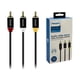 thumbnail image 3 of Cable De Audio Y Video Rca Puntas Doradas 1.2mts, 3 of 4