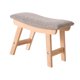 thumbnail image 3 of Reposapiés Minimalismo Muebles Taburete Otomano Para Dormitorio Mesita De Noche Puerta Color Madera Caqui, 3 of 5