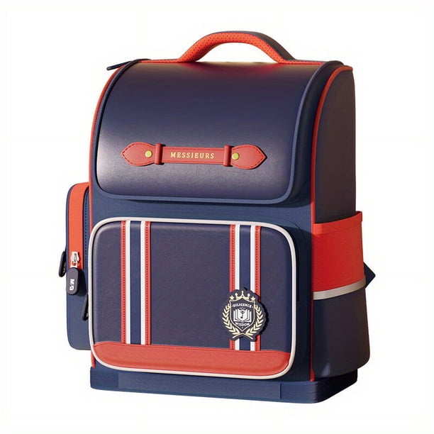1-3 Grade Primary School Backpack Reducing Burden And Protecting Spine Waterproof Large Capacity Shoulder Bag