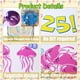 thumbnail image 4 of Banner de cumpleaños Virosera 25 años, decoración de fiesta con medusas, 4 of 7