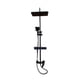 thumbnail image 1 of Columna Ducha 3 Funciones Cuadrada Con Repisa Moderna Negro, 1 of 2