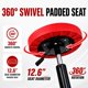 thumbnail image 4 of Asiento rodante PowerSmart 46‑58 cm, capacidad 330 kg, 4 of 8